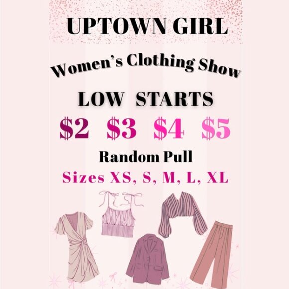 UPTOWN GIRL Live Show $2 Item Bundles! LOW STARTS! 5 Items only $10!!! - Picture 2 of 2